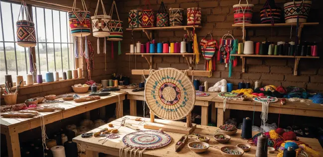 Taller Elaboración Bolsos Wayuu